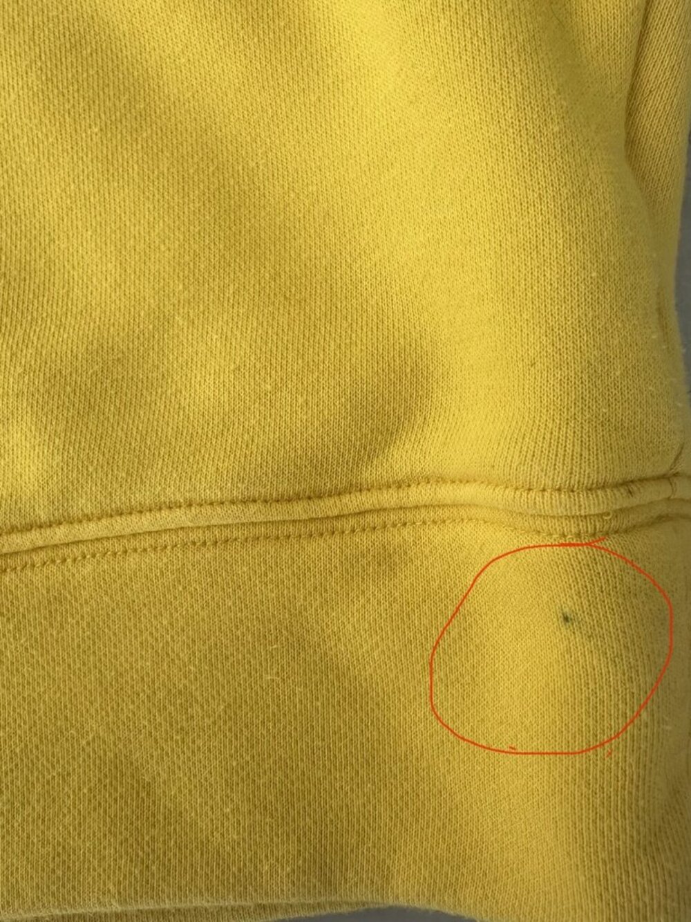 Nike Women's Cropped Convertible Boxy Sweatshirt Yellow Sz M - Picture 7 of 9